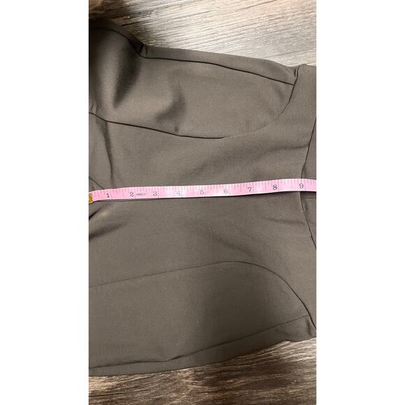 Alo Yoga Brown High Waist Flare Leggings Front Slit Bootcut S 29” Clean Girl - Picture 7 of 10